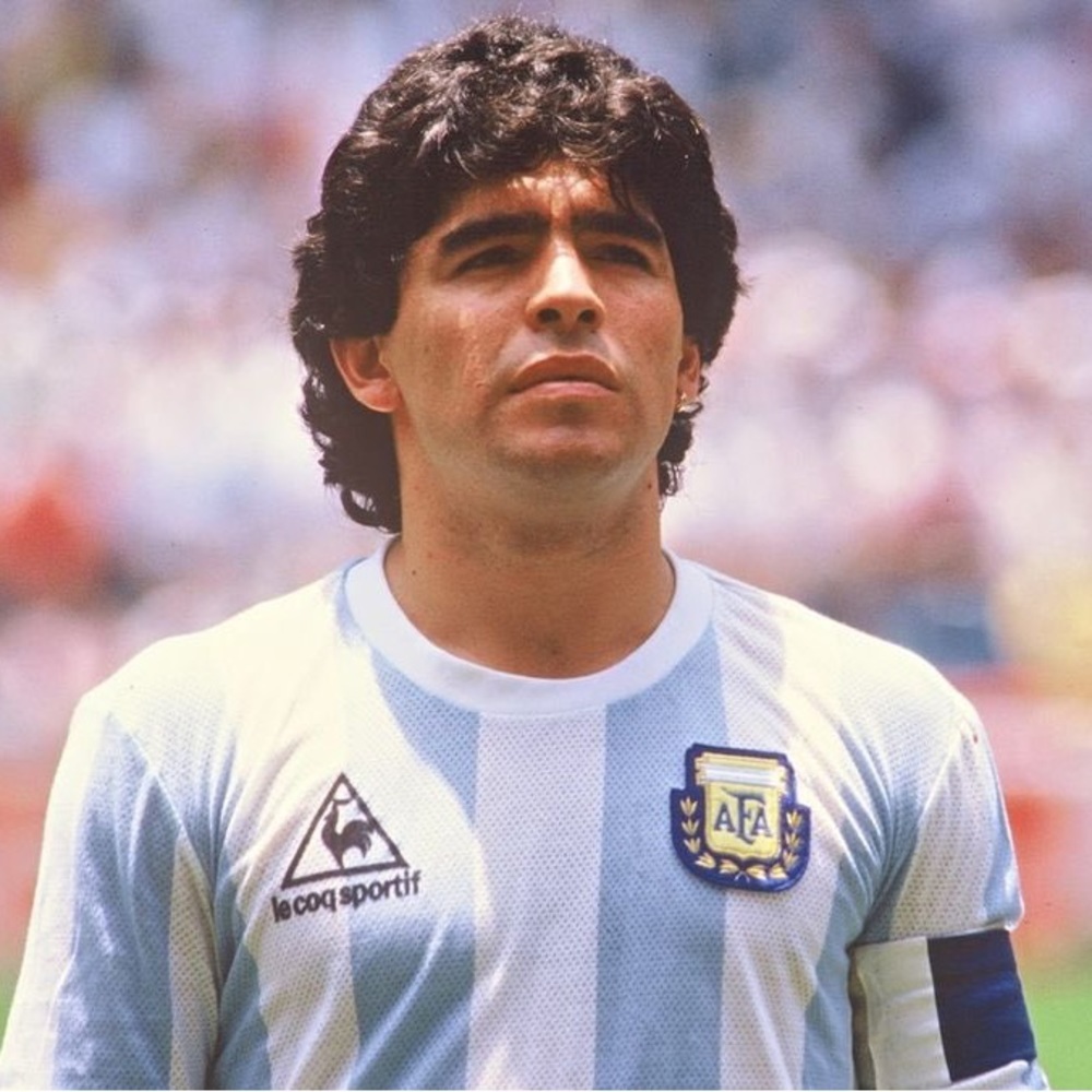 COPY - Diego Maradona Argentina Retro Vintage Home Soccer Jersey - NEW - Men - Picture 10 of 10